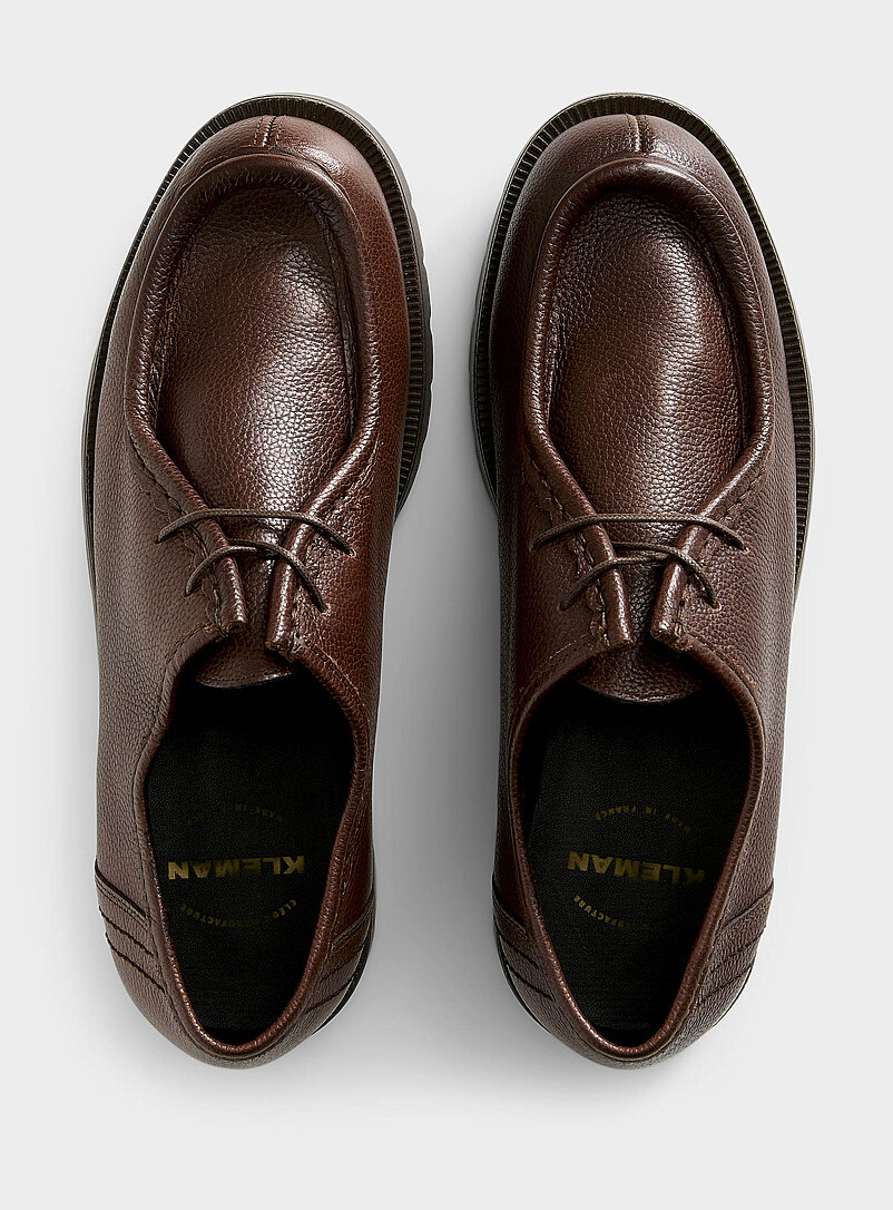 Kleman: La chaussure derby Padror cuir Homme Brun pour homme