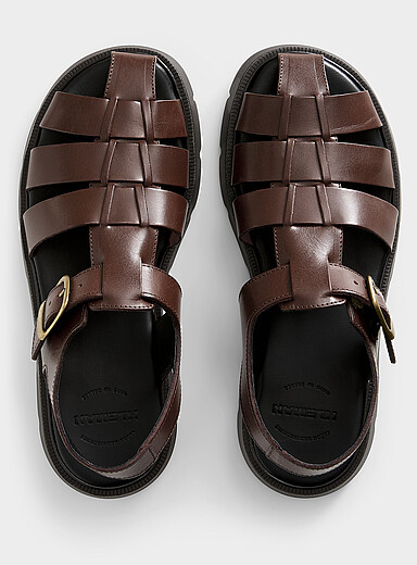 Kleman Brown Babord fisherman sandals Men for men