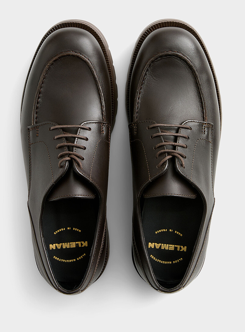 Kleman: La chaussure derby Frodan Homme Brun noisette pour homme
