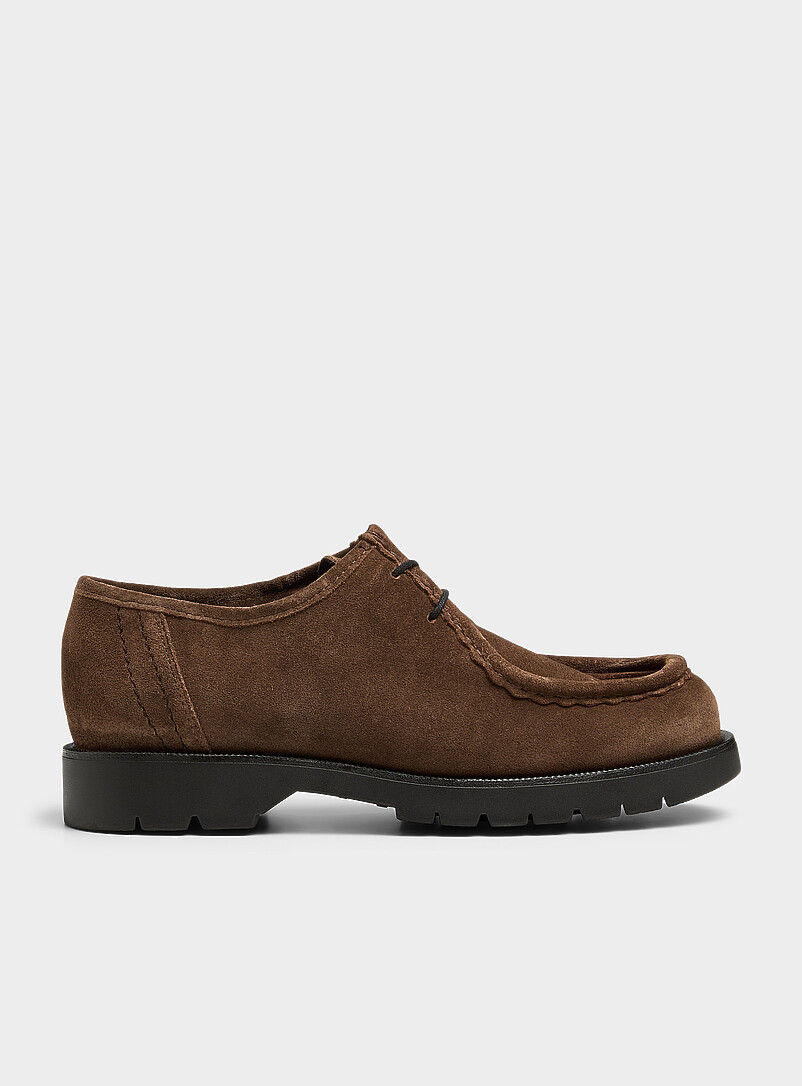 Padror VV chocolate suede derby shoes Men product image (primary)