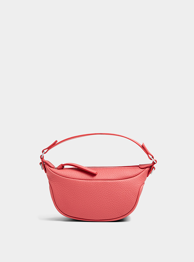 BY FAR Coral Ami grained leather mini-bag for women