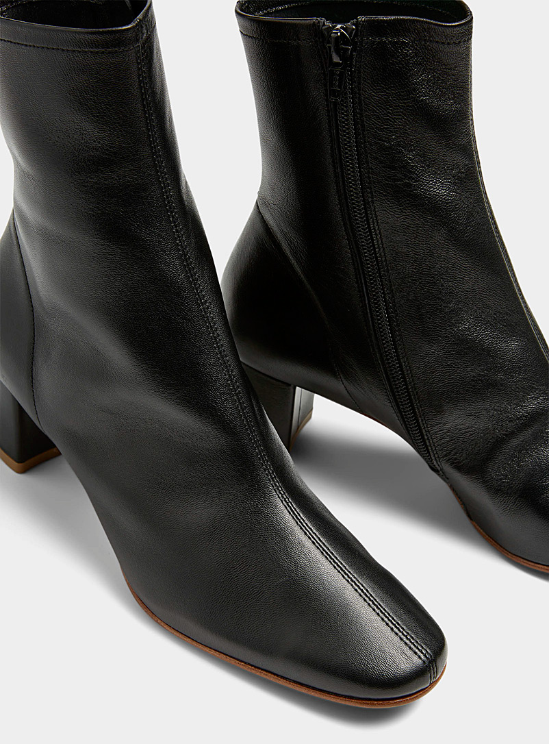 BY FAR Black Sofia leather boots Women for women