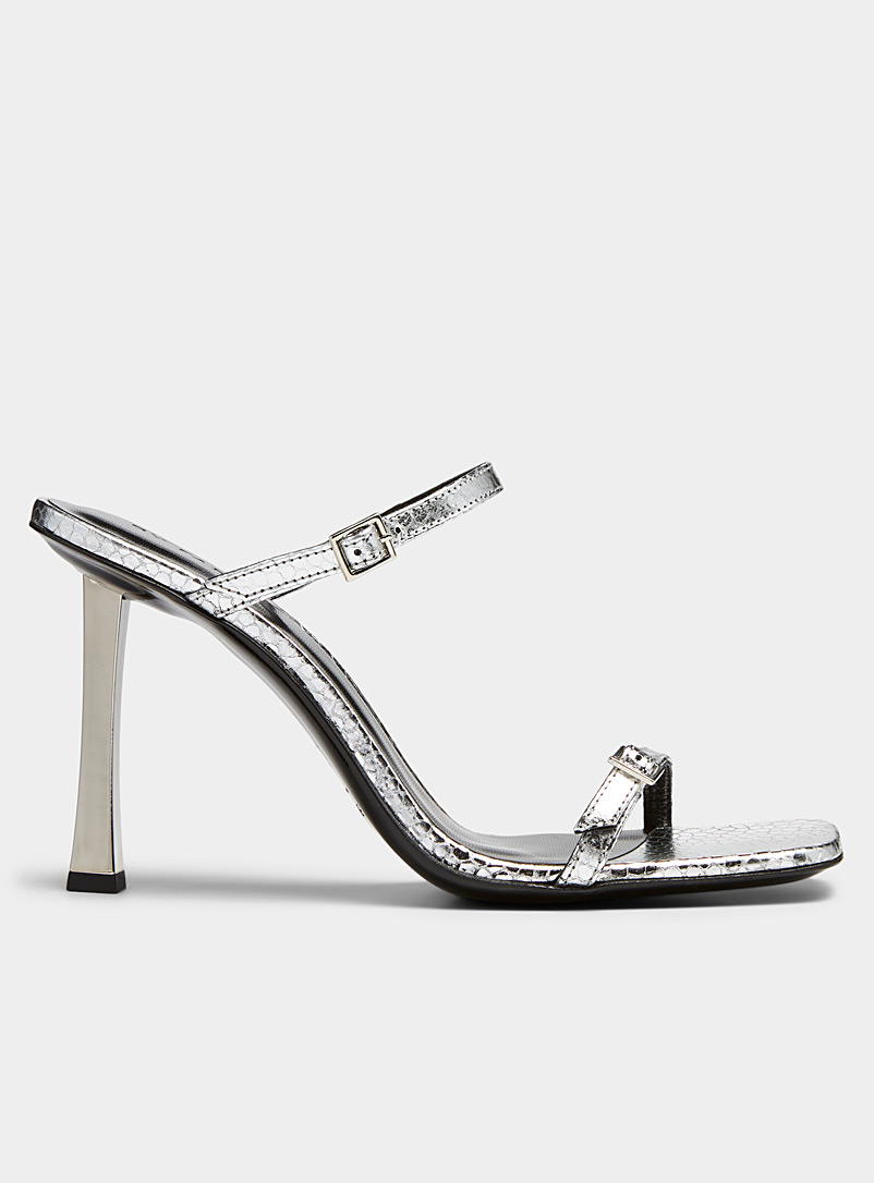 BY FAR Assorted Flick metallic stiletto sandals Women for women