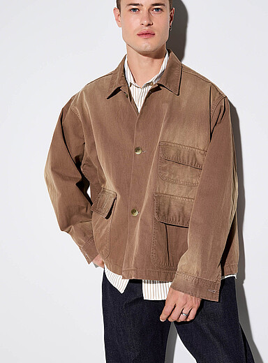 Le 31: La surchemise utilitaire <b>Collection de S&eacute;oul</b> Brun pour homme