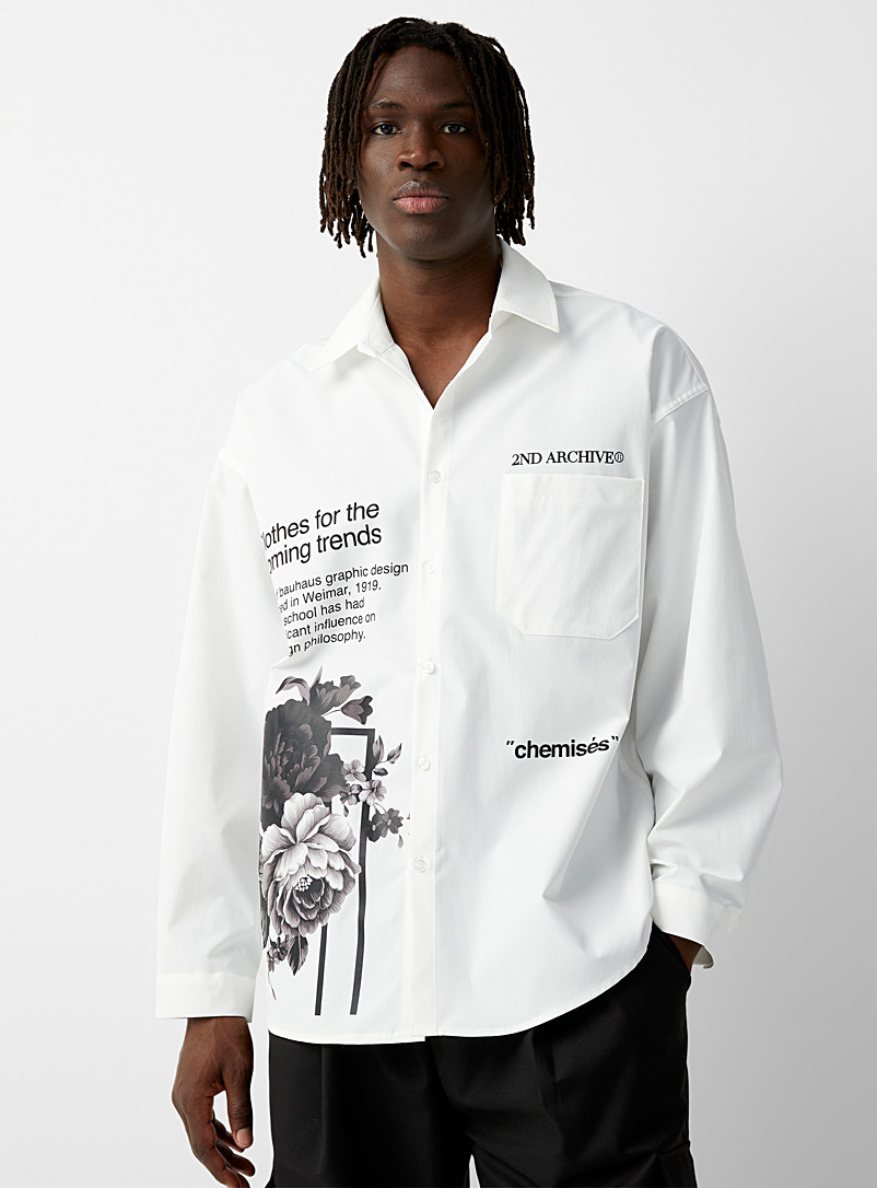 Le 31: La chemise Archive Blanc pour homme