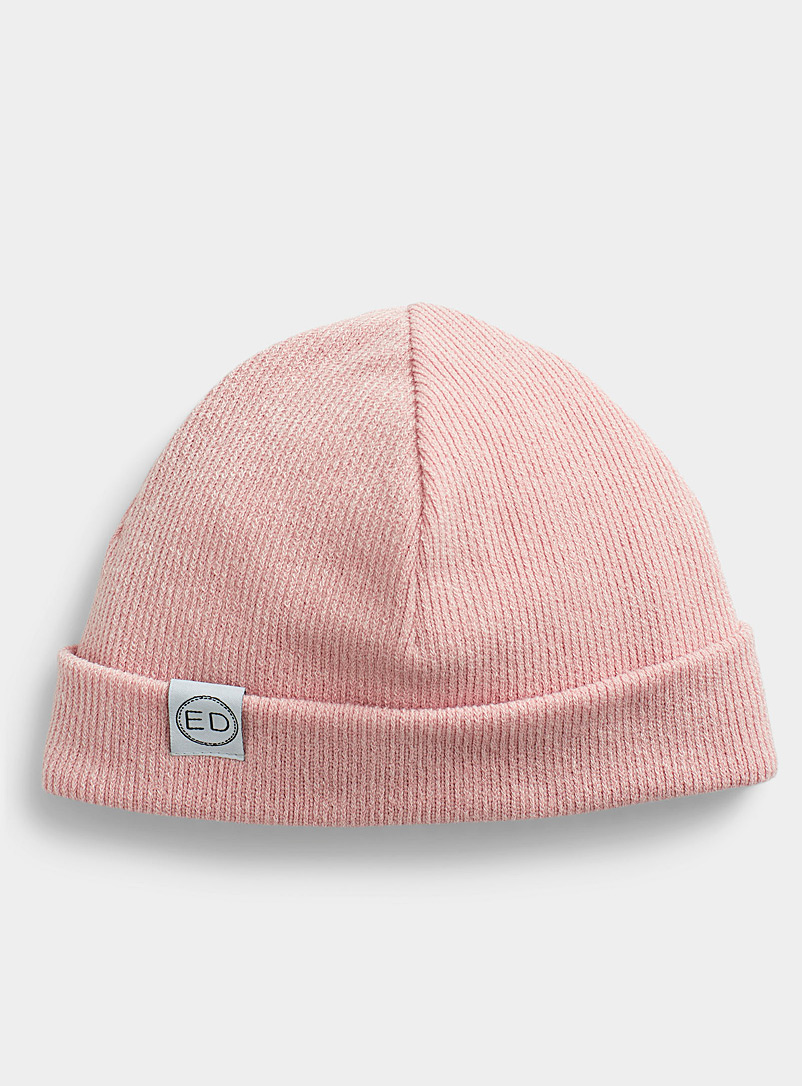 EDdesign Pink Light knit tuque for women
