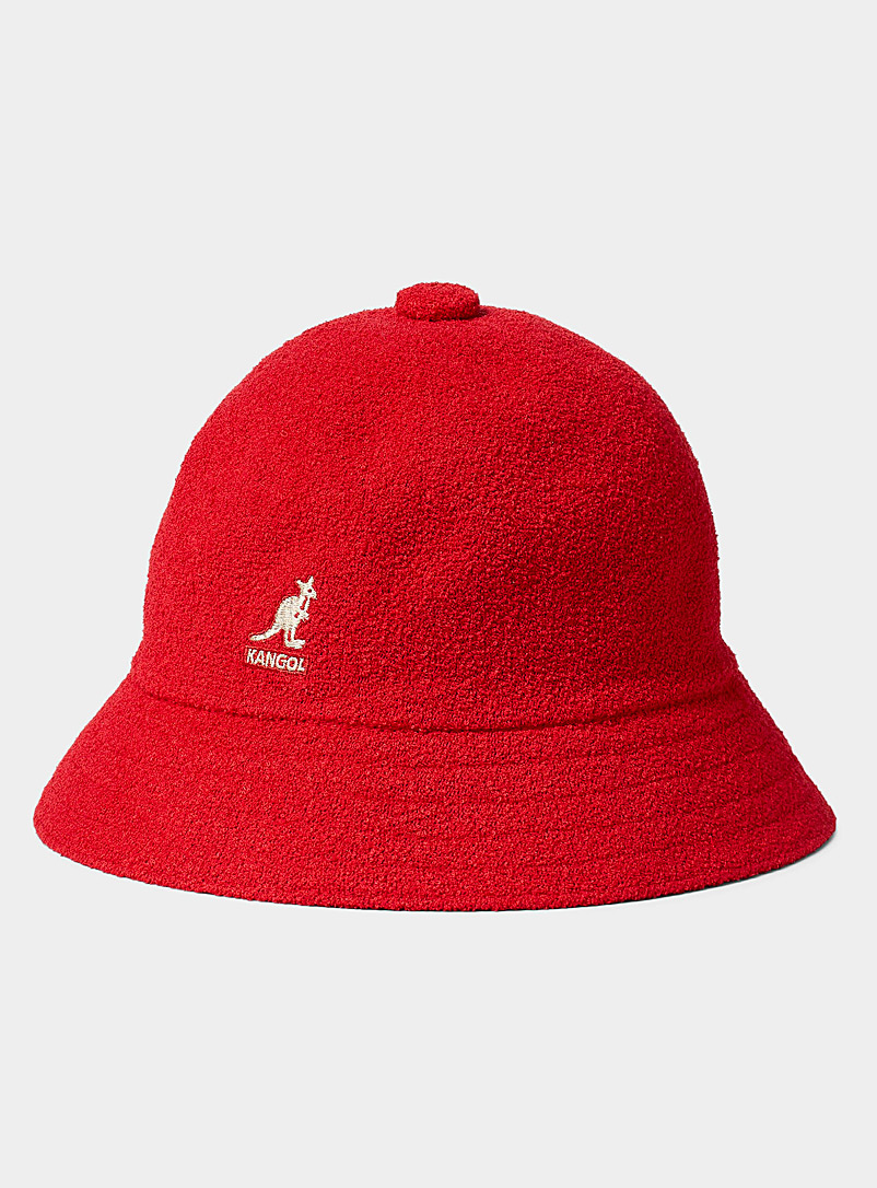 Kangol Red Bermuda Casual bucket hat for men