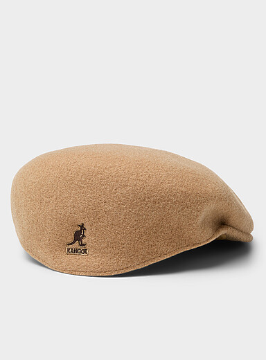Kangol Light Brown Wool 504 cap for men