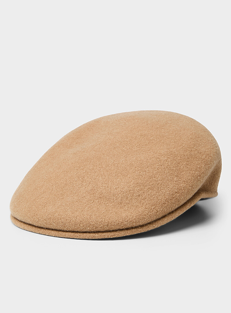Kangol Light Brown Wool 504 cap for men