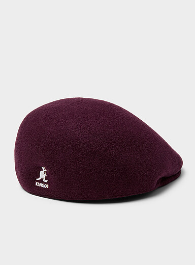 Wool solid driver cap