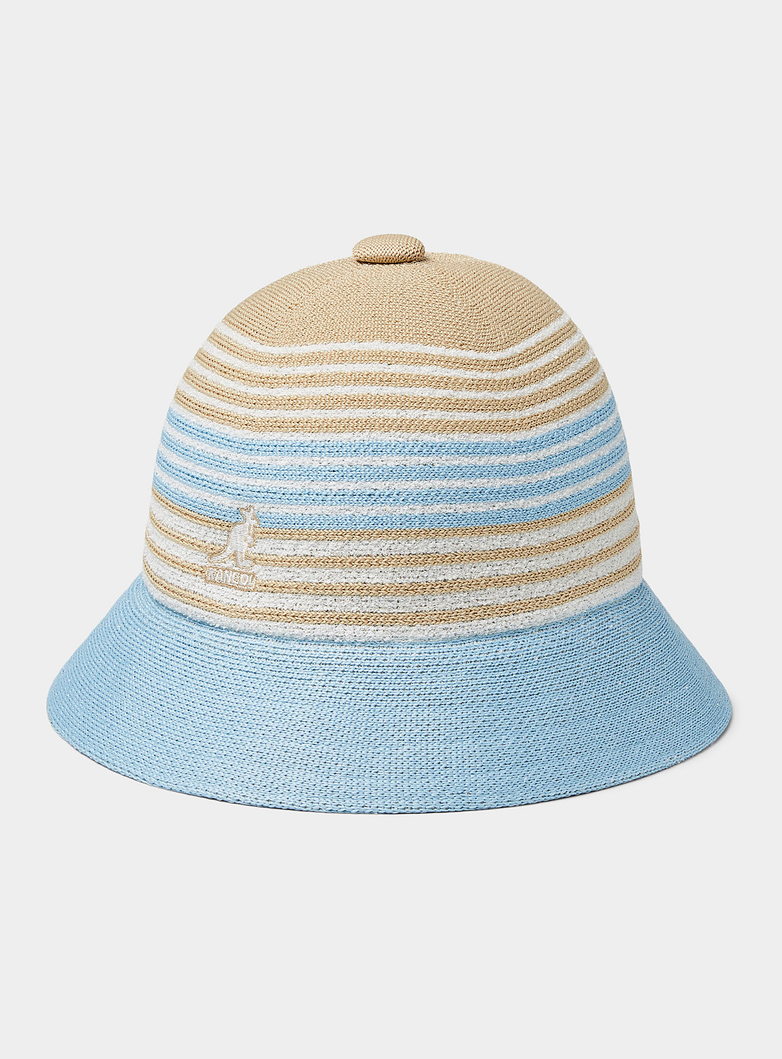 Kangol - Women's Striped knit Cloche Hat