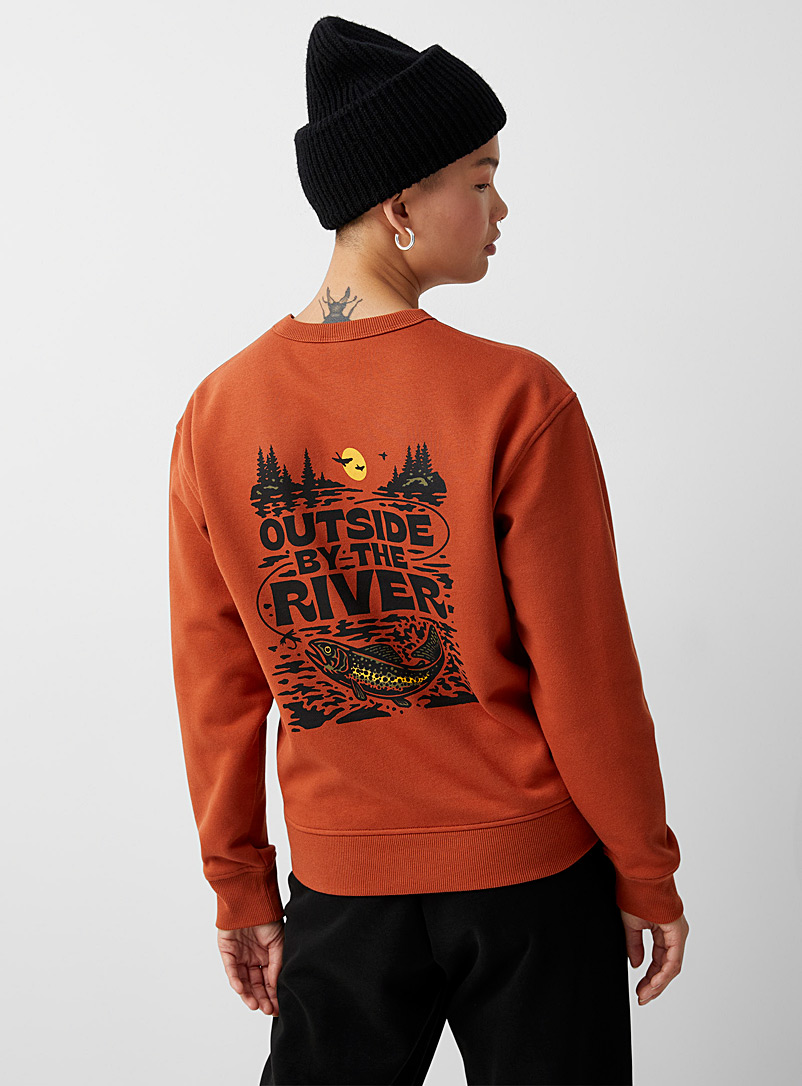 Hooké Dark Orange Riverside sweater for women
