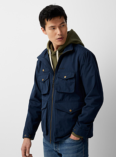 Hooké Marine Blue Traveller jacket for men