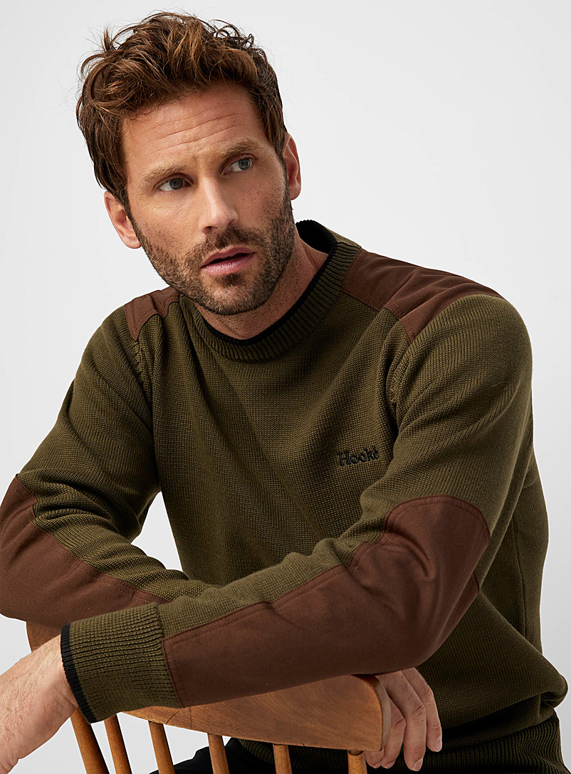 Hooké Mossy Green Prospector sweater for men