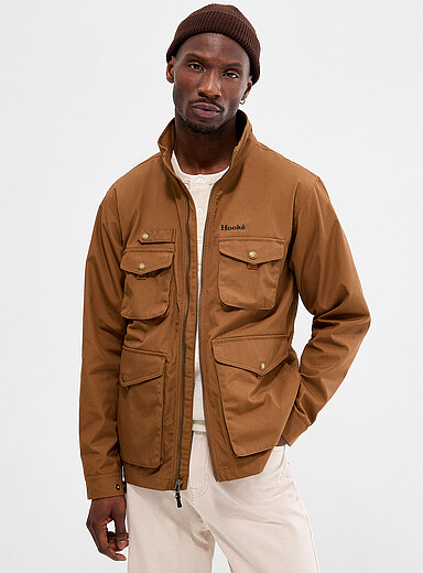 Hook&eacute;: La veste Voyageur Brun clair pour homme
