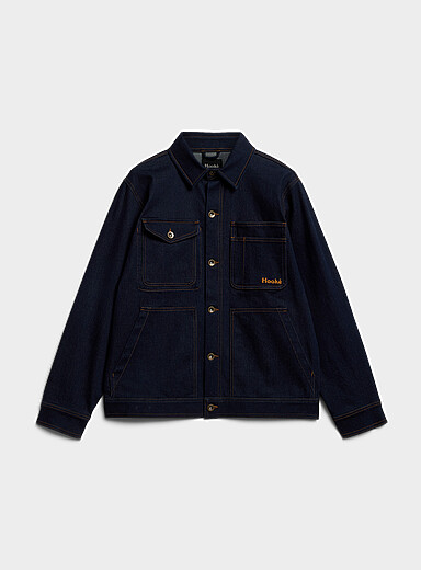 Trucker denim work jacket