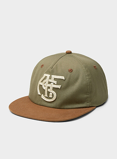 Interlaced logo cap