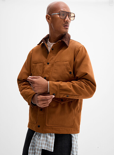 Hook&eacute; Caramel Laurentides work jacket for men
