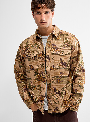 Forest landscape overshirt