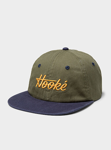 Golden yellow logo cap