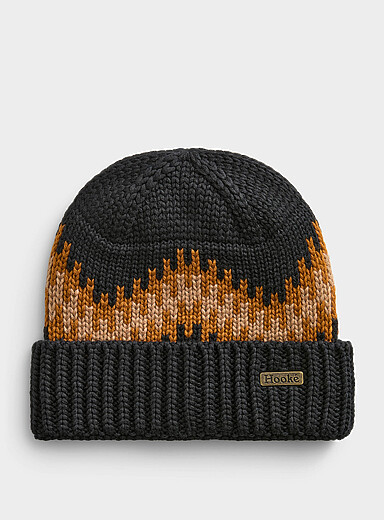 La tuque chevron jacquard