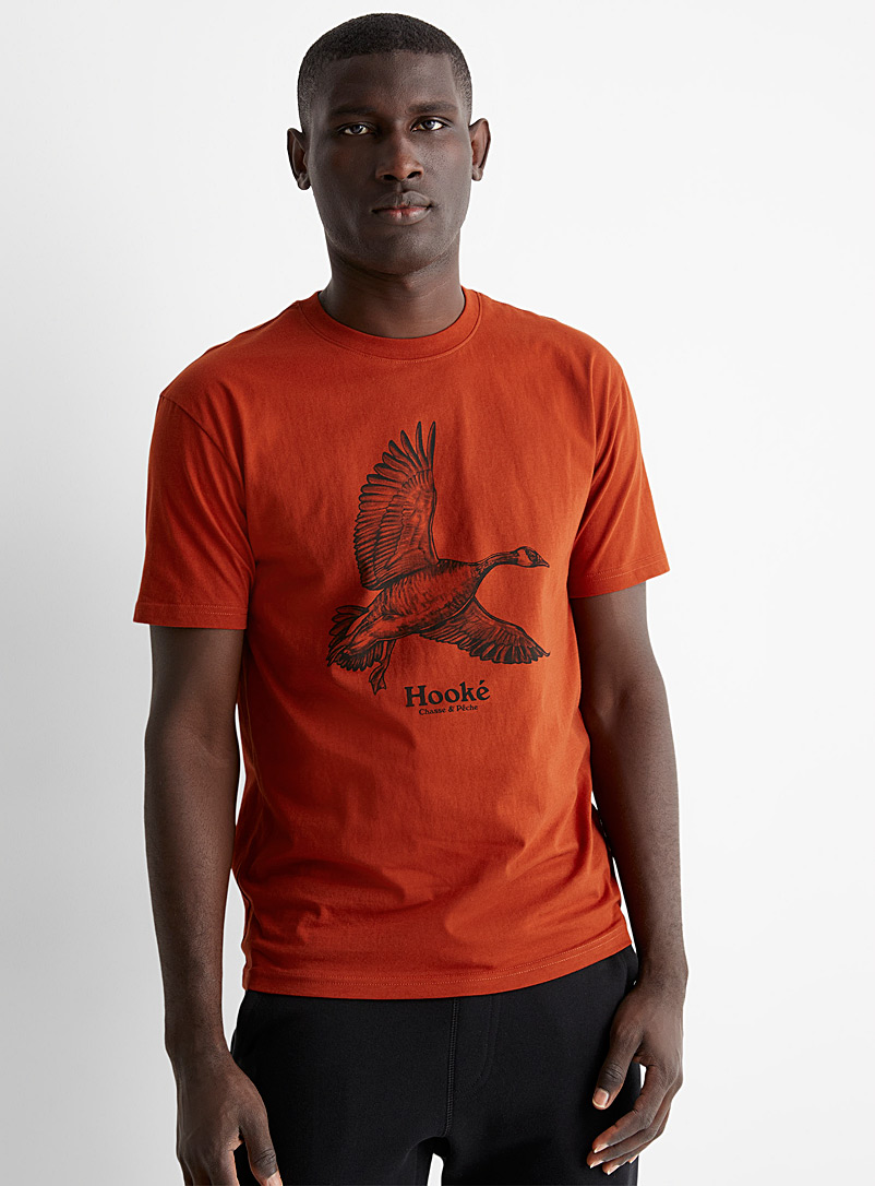 Hooké Amber Bronze Goose T-shirt for men