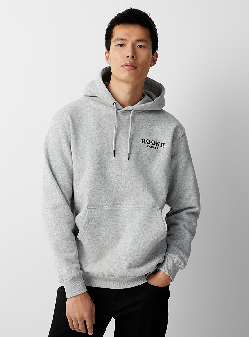 Hooké Grey Canadian icon hoodie for men