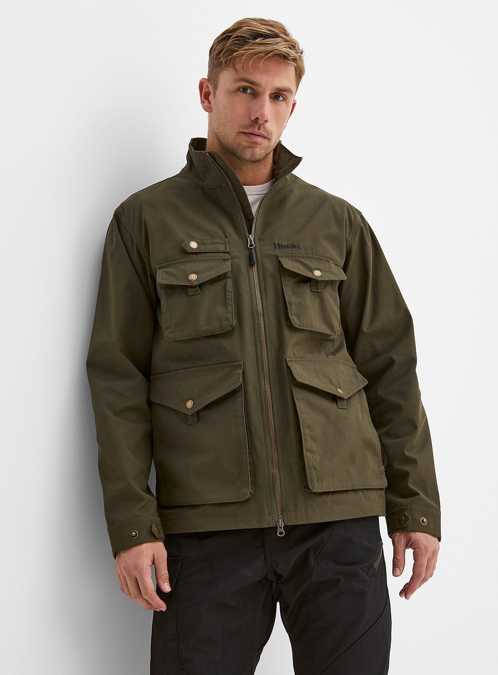 Hooké Voyager Jacket In Mossy Green