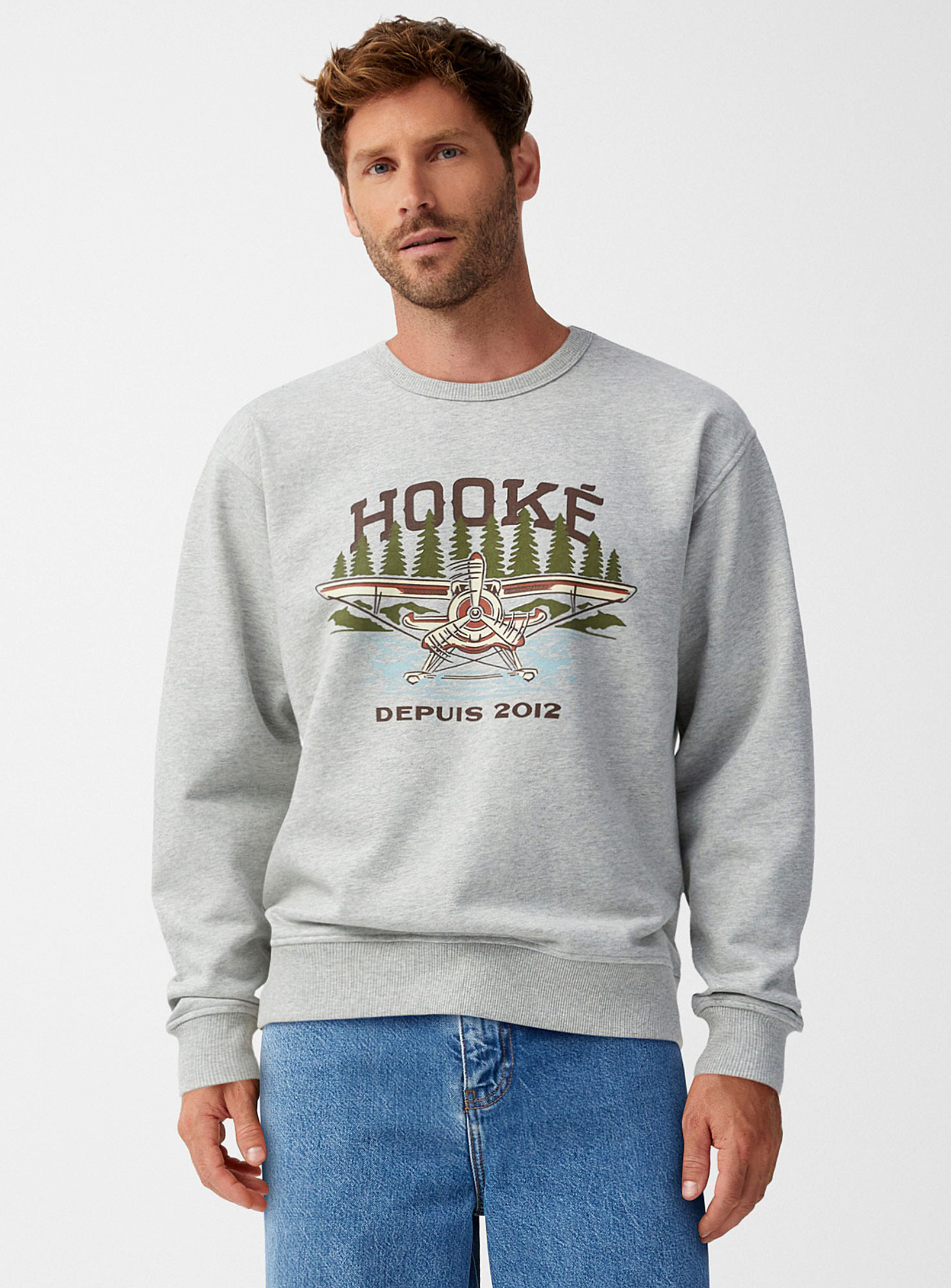 Hooké Seaplane Sweatshirt In Grey