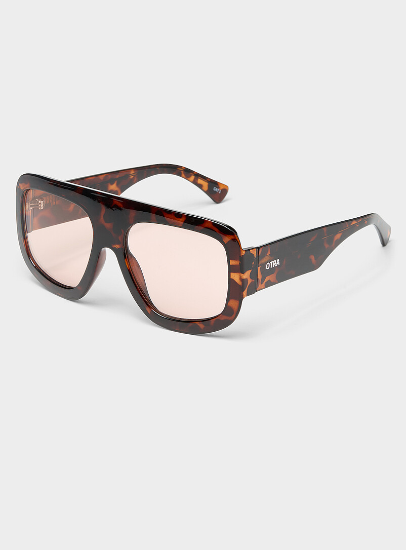 Vail oversized aviator sunglasses product image (primary)