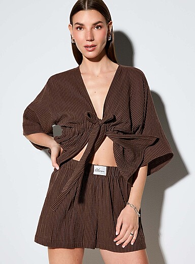 Laid Back pinstripe boxer short