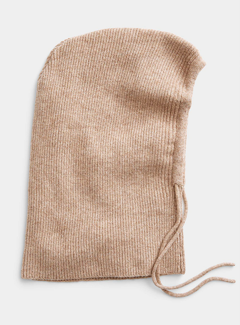 Fraas Honey Rib-knit balaclava for women