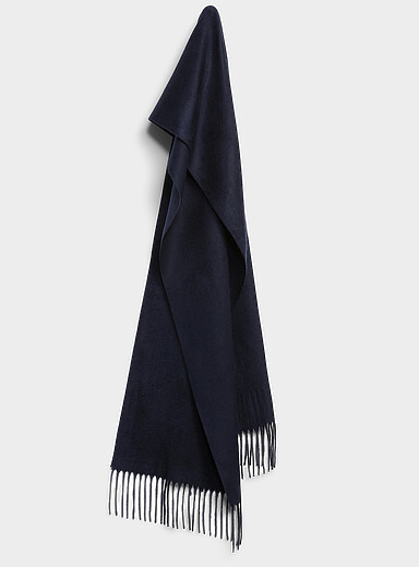 Essential velvety scarf