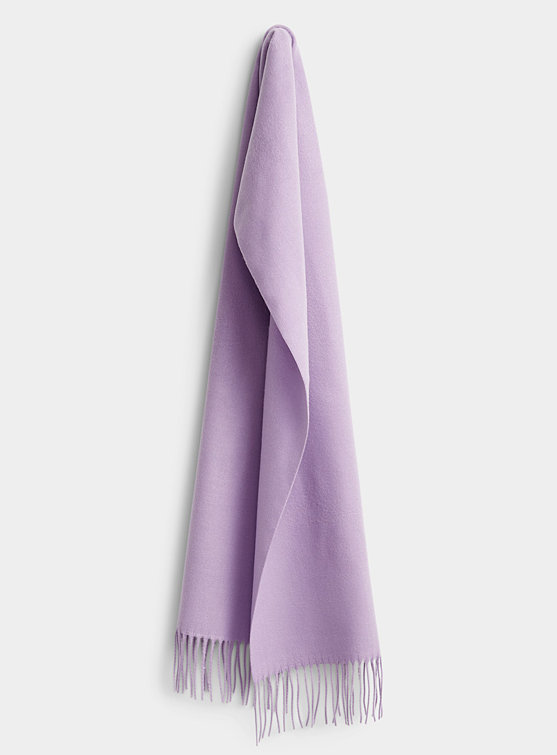 Simons Lilacs Essential velvety scarf for women