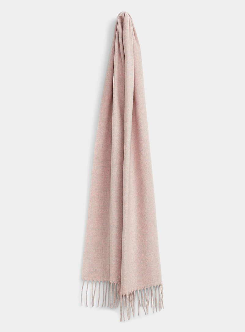 Simons Medium Pink Essential velvety scarf for women