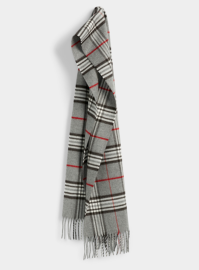 Simons Assorted black  Sophisticated check scarf for women