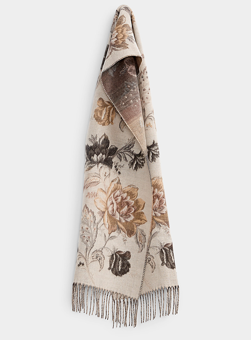 Antique flower scarf, Simons, Women's Winter Scarves and Shawls online