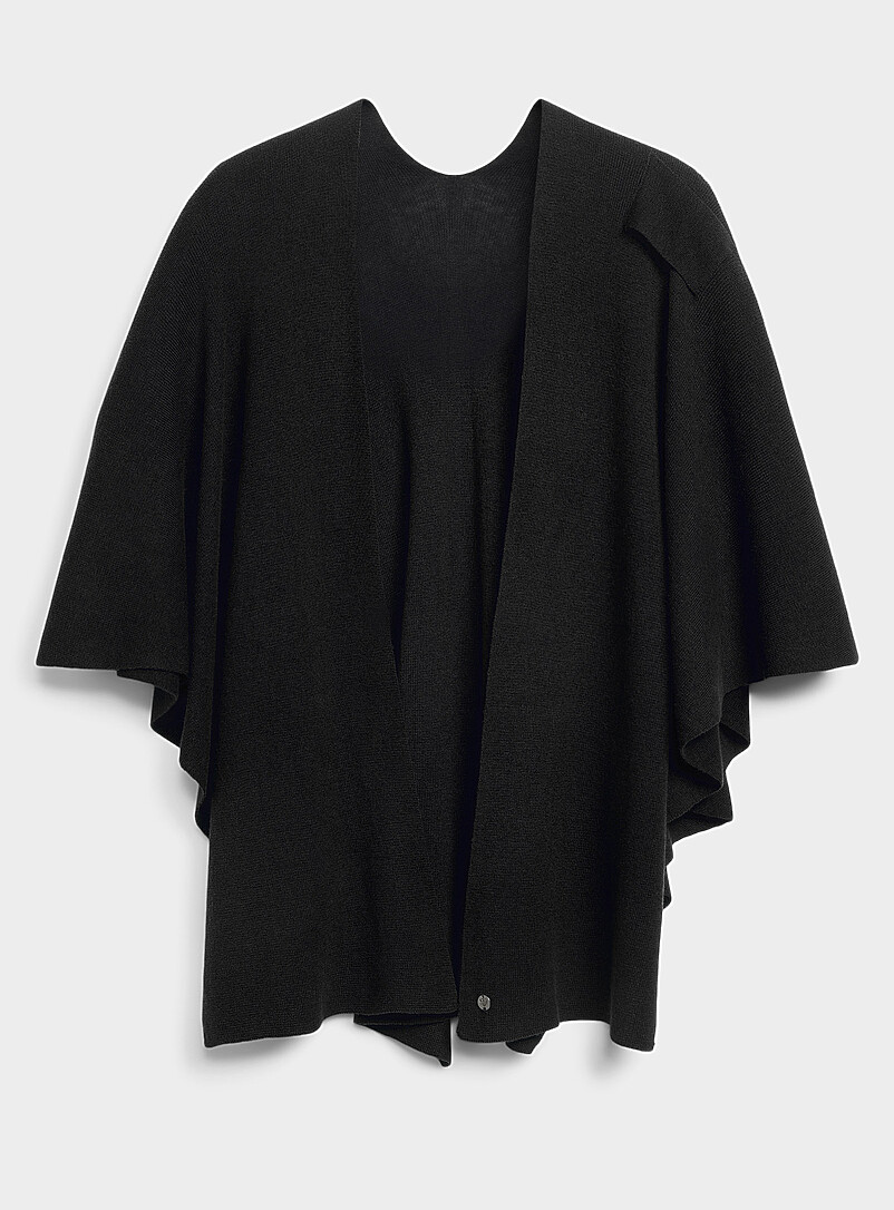 Solid Ruana-style shawl product image 2