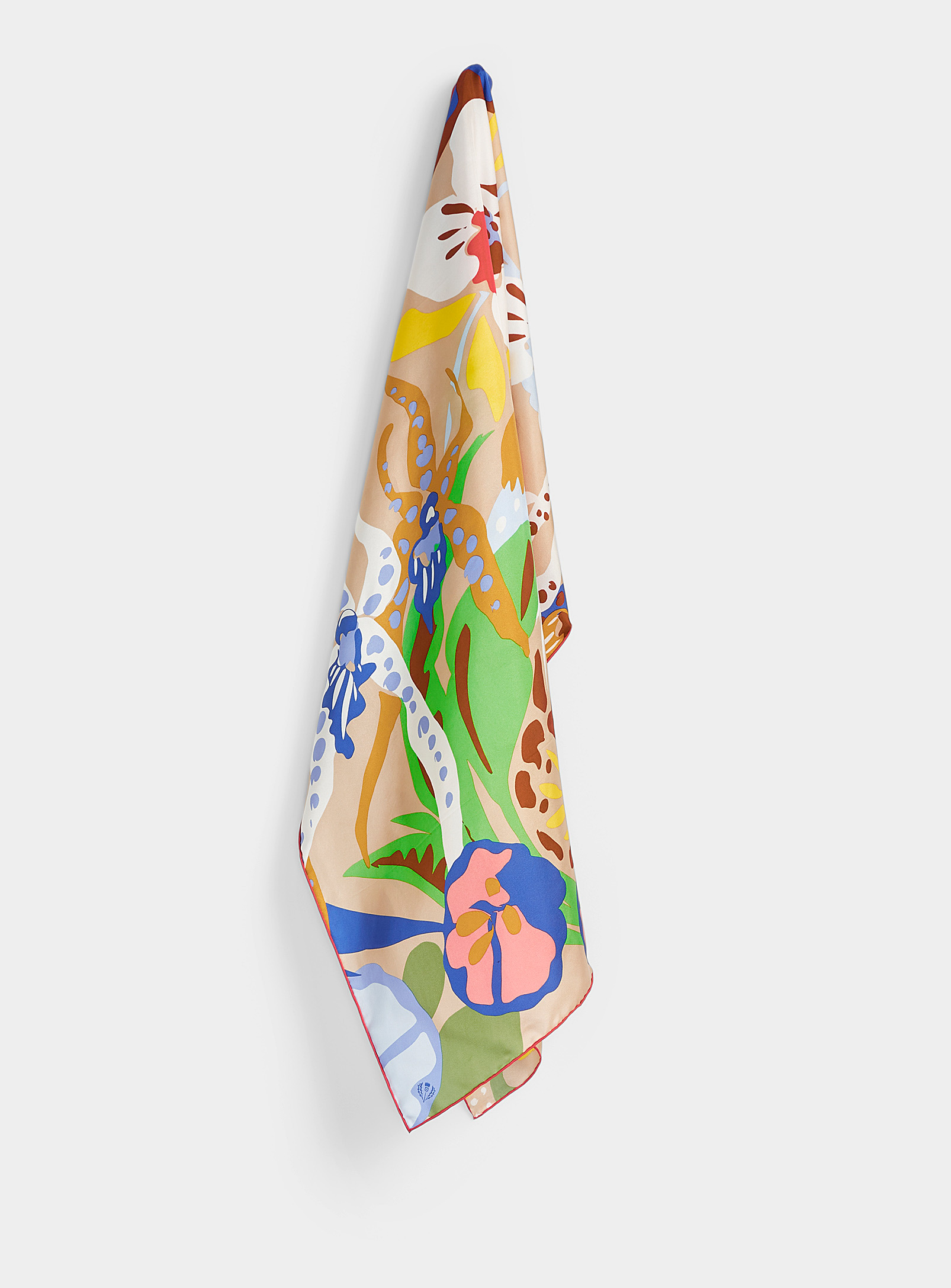 Fraas Birds Of Paradise Scarf In Multi