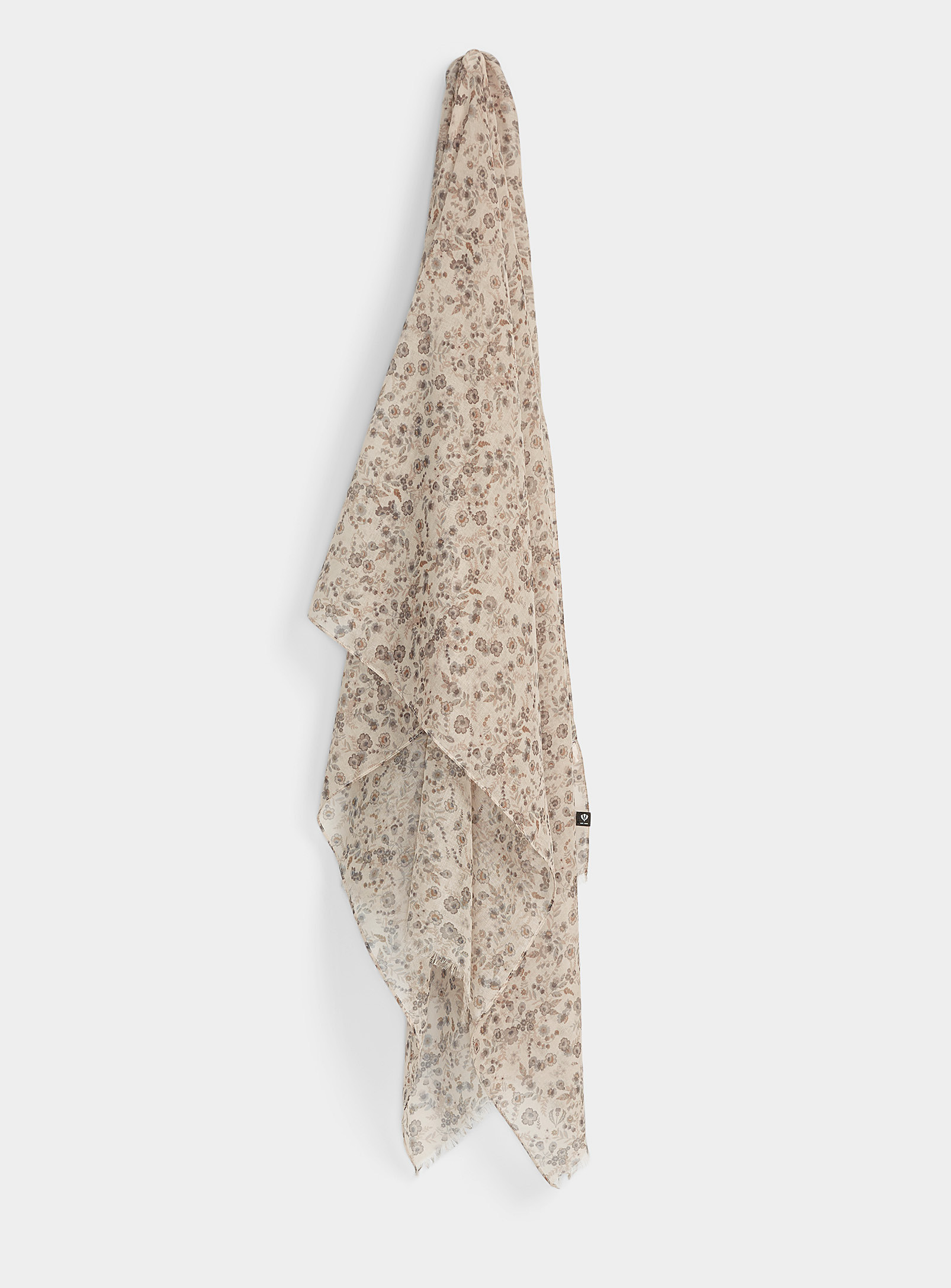 Fraas - Women's Small flower lightweight scarf
