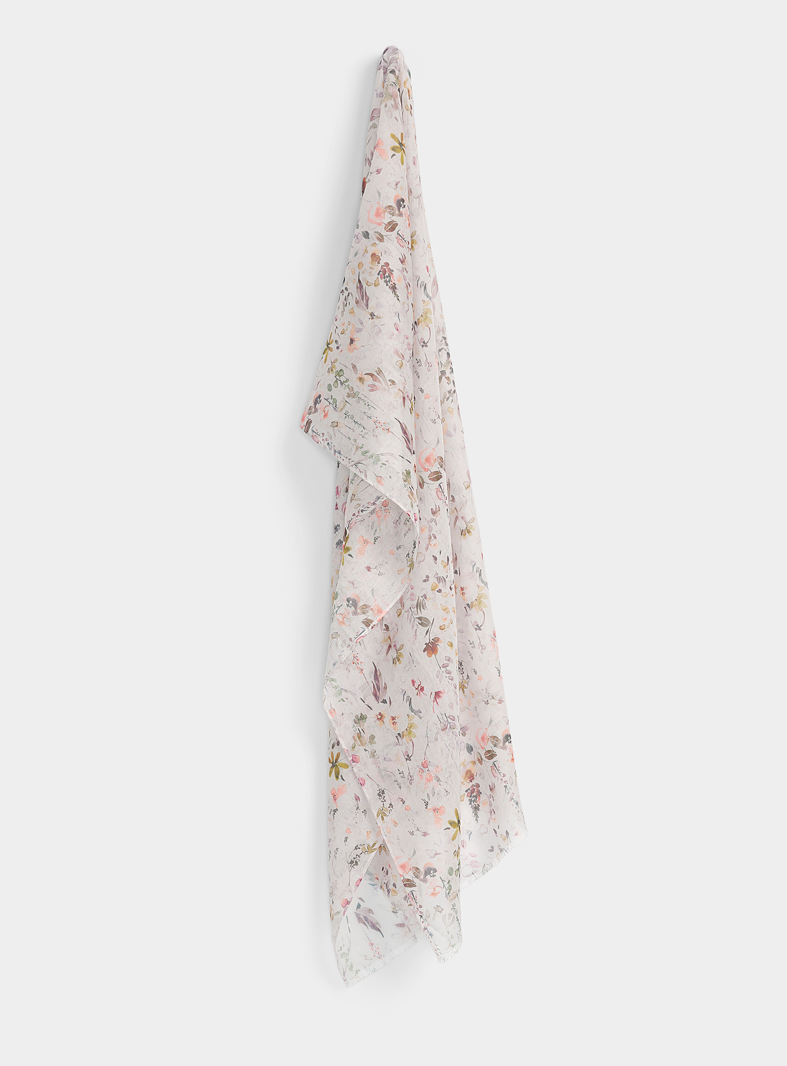 Fraas - Women's Delicate floral lightweight scarf