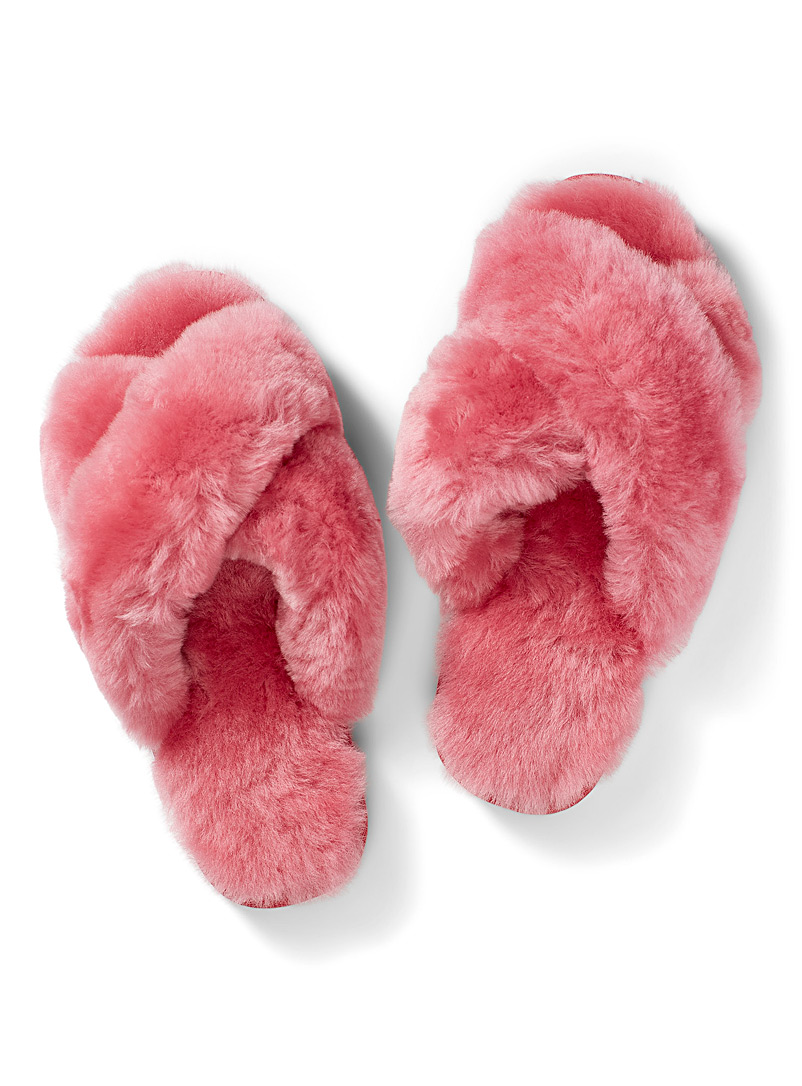 EMU Pink Mayberry slides for women