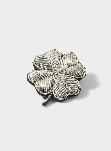 La broche tr&egrave;fle chanceux