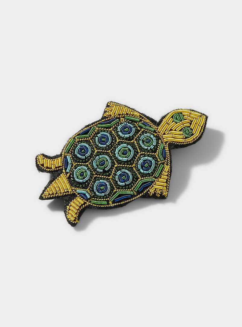 Embroidered Animal Brooch