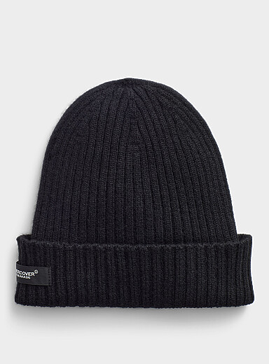 La tuque logo cachemire c&ocirc;tel&eacute;e
