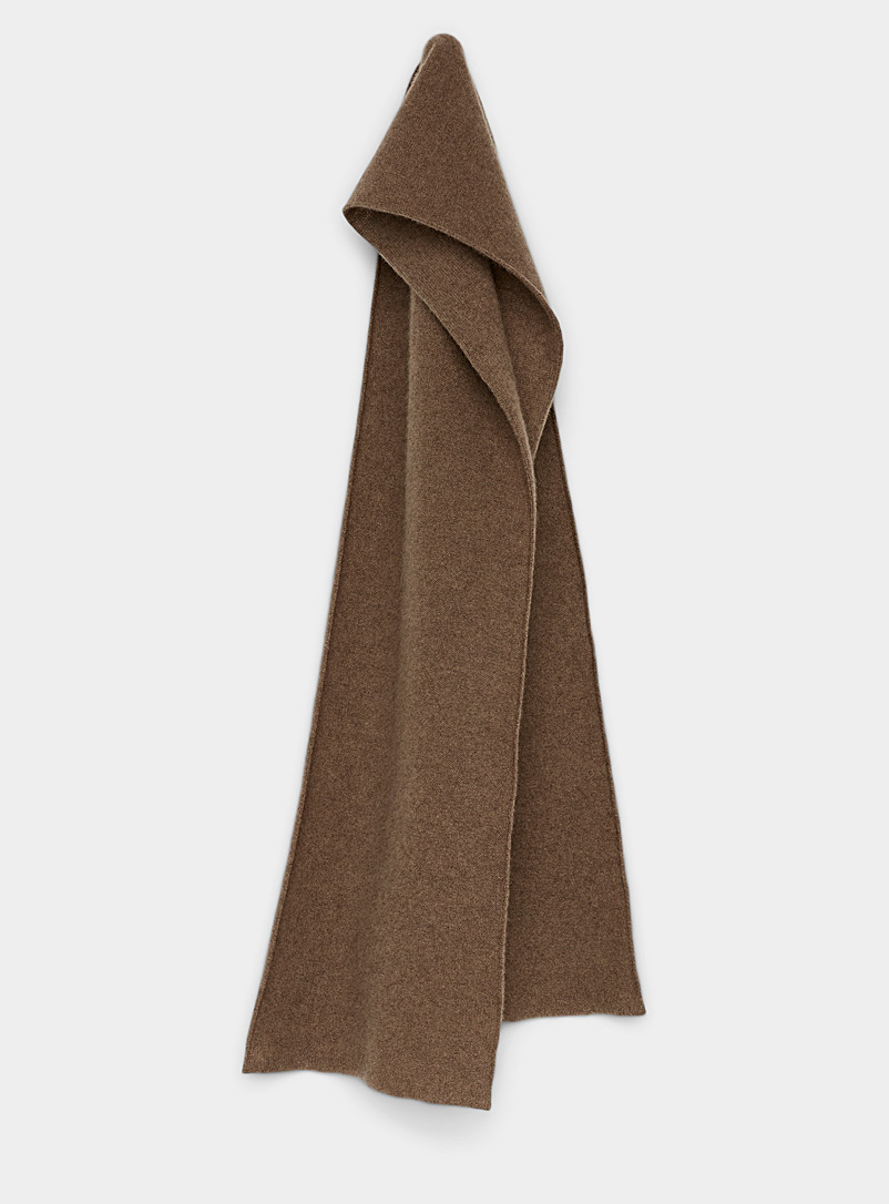 Undercover Cream Beige Luxurious wool scarf for men