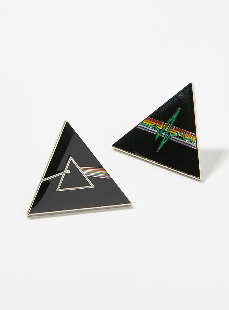 Undercover Black The Dark Side of the Moon pins Set of 2 for men