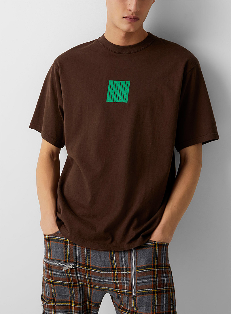 Undercover Brown Chaos T-shirt for men