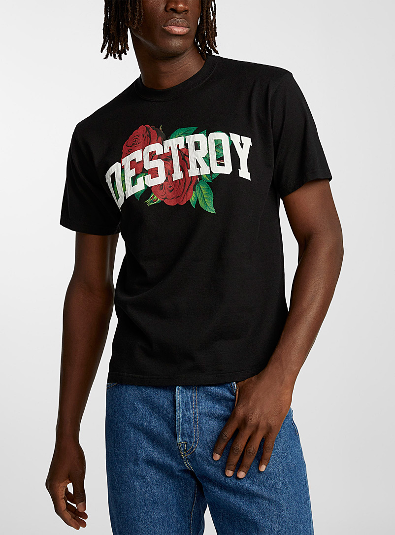Undercover Black Destroy T-shirt for men