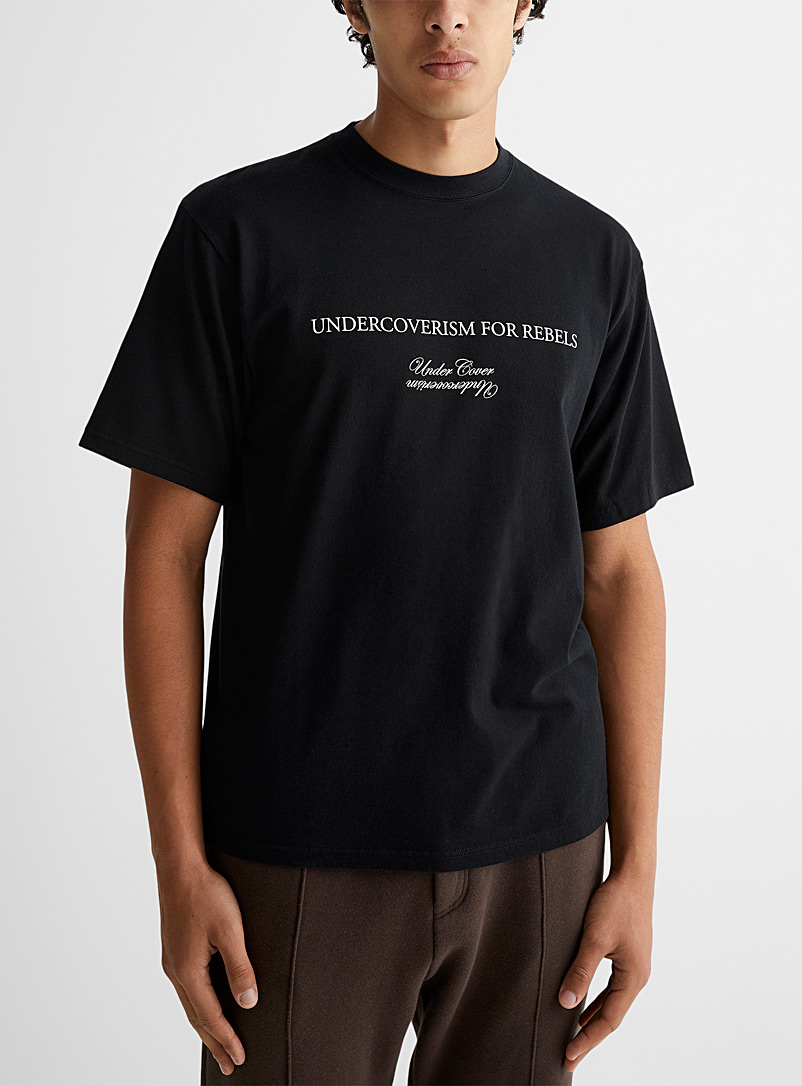 Undercover Black Undercoverism T-shirt for men